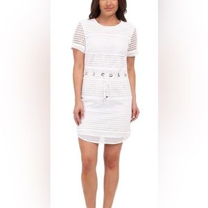 White Eyelet “Michael Kors” Dress- Size Small